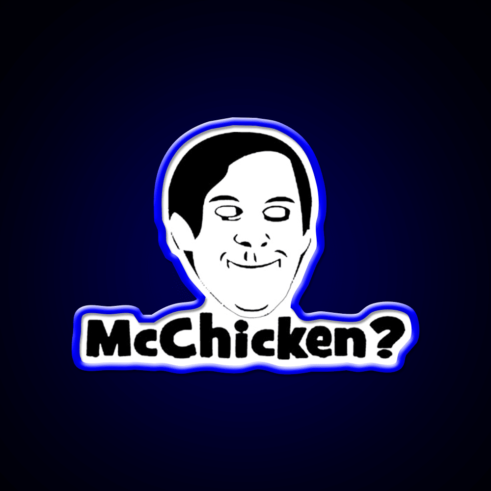 Mcchicken Fast Food Led Neon Sign For Burger Place Rgb Color - Shineneon