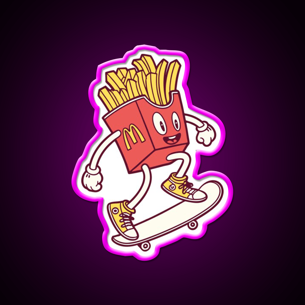 Mcdonalds Fast Food Led Neon Sign For Burger Place Wall Art Rgb Color - Shineneon