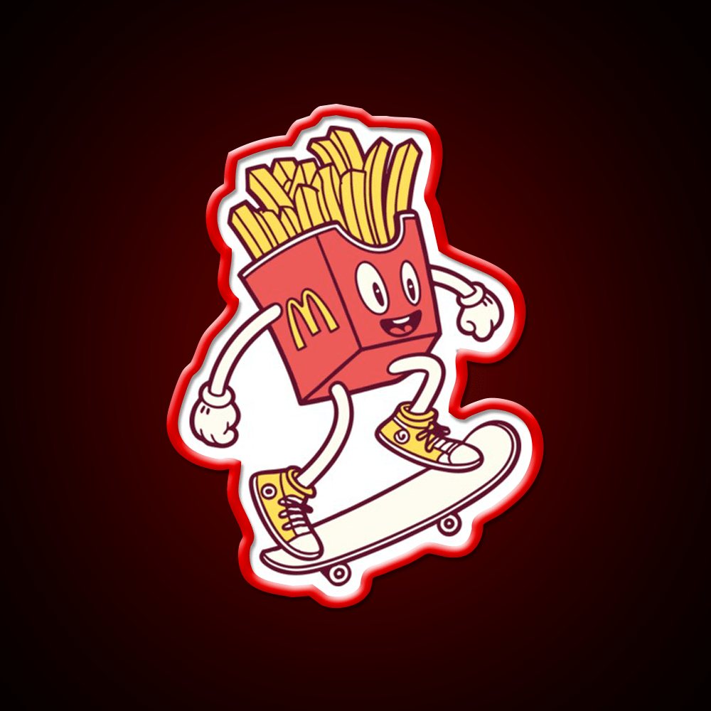 Mcdonalds Fast Food Led Neon Sign For Burger Place Wall Art Rgb Color - Shineneon