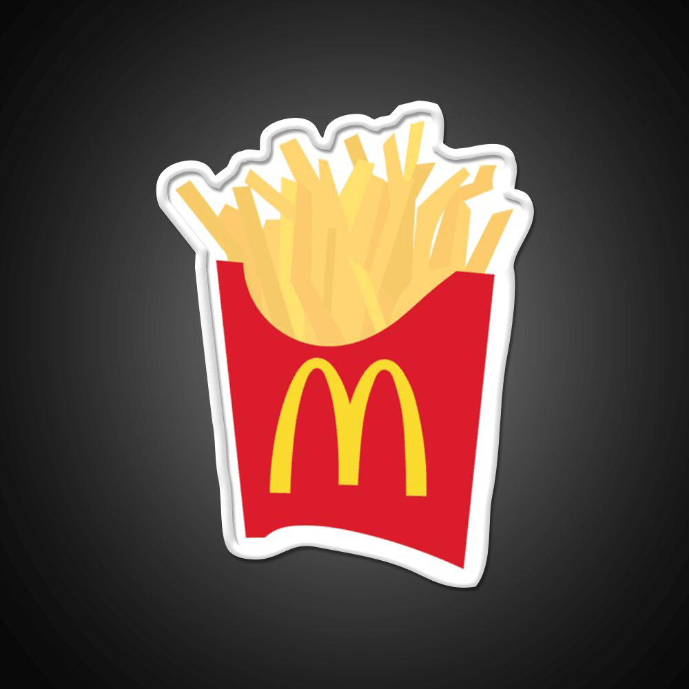 Mcdonalds French Fries Snack Food Led Neon Sign Rgb Color - Shineneon