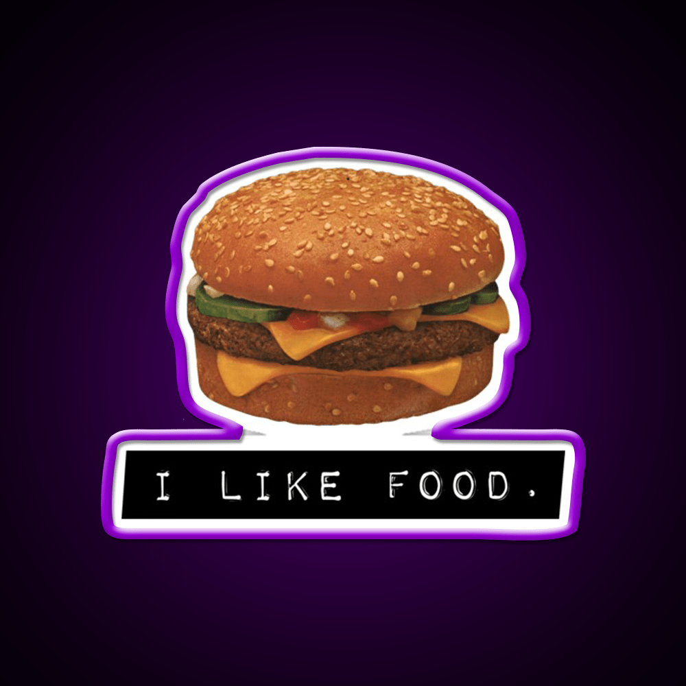 Mcfood Fast Food Led Neon Sign For Burger Place Rgb Color - Shineneon