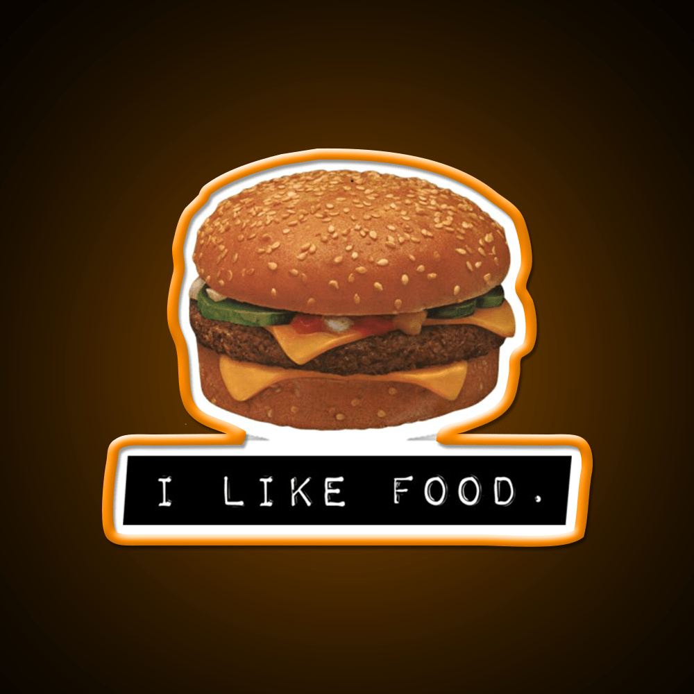Mcfood Fast Food Led Neon Sign For Burger Place Rgb Color - Shineneon