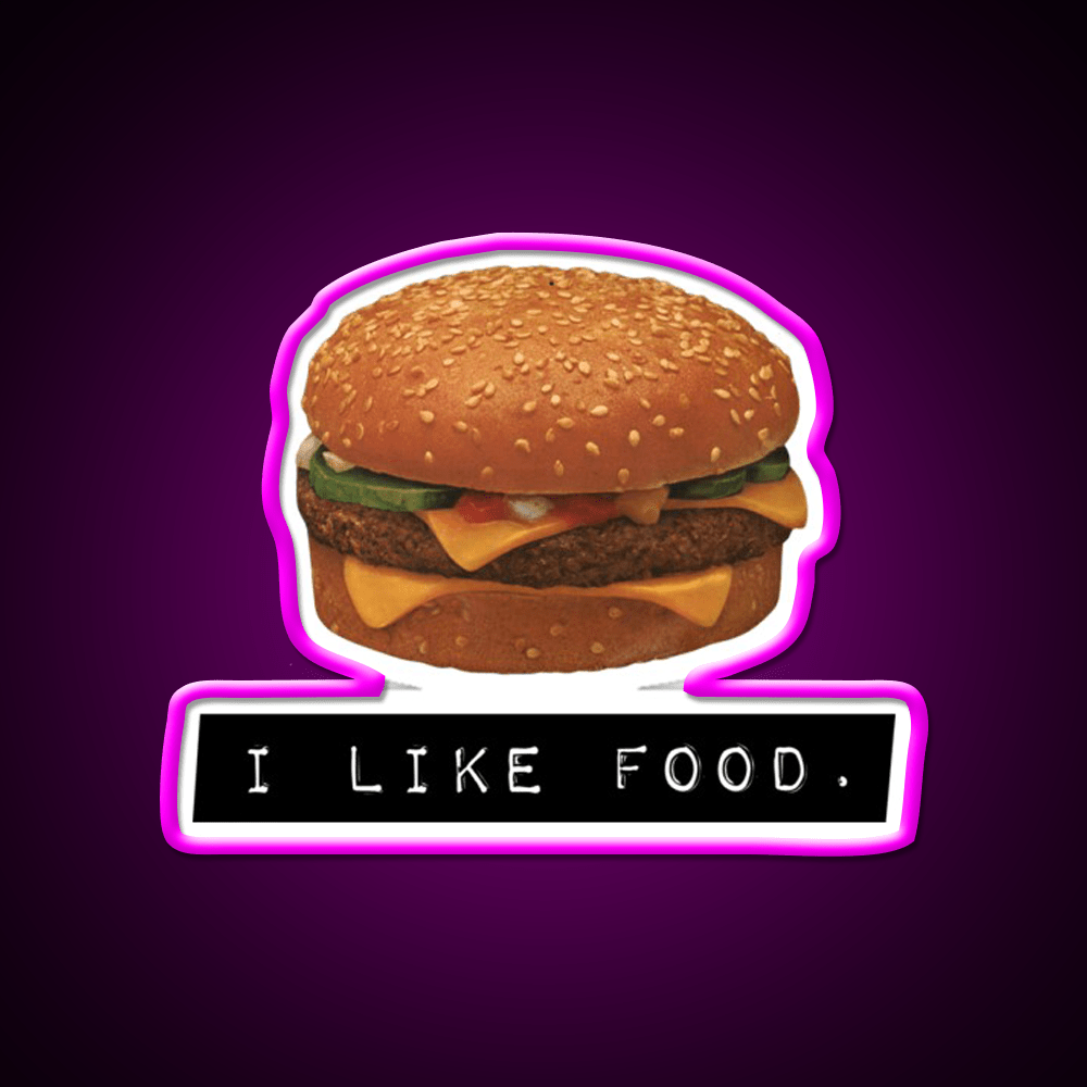 Mcfood Fast Food Led Neon Sign For Burger Place Rgb Color - Shineneon