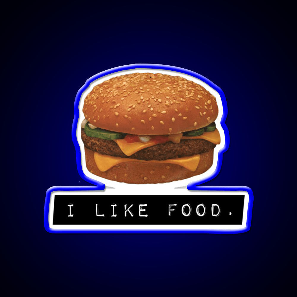 Mcfood Fast Food Led Neon Sign For Burger Place Rgb Color - Shineneon