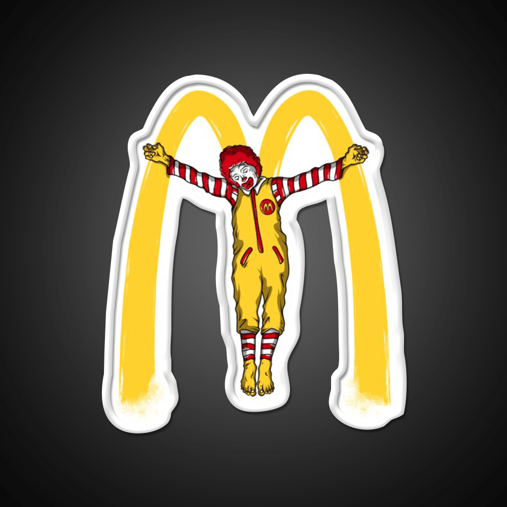 Mcjesus Fast Food Led Neon Sign For Burger Place Rgb Color - Shineneon