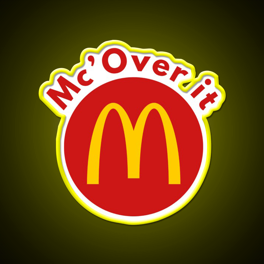 Mcover It Fast Food Led Neon Sign For Burger Place Rgb Color - Custom LED neon sign front view