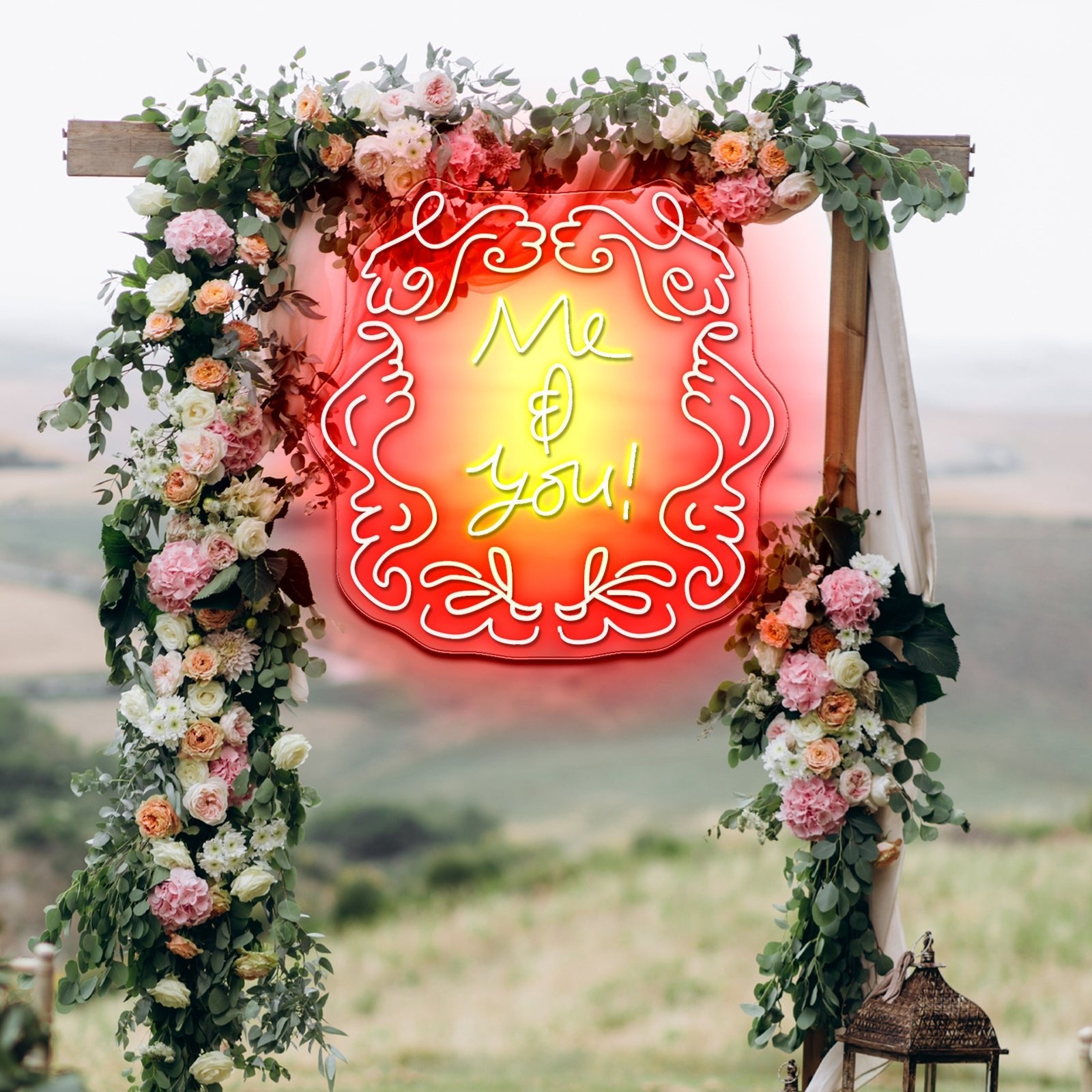 Me And You Artistic Neon Signs Wall Art Led Signs - Shineneon
