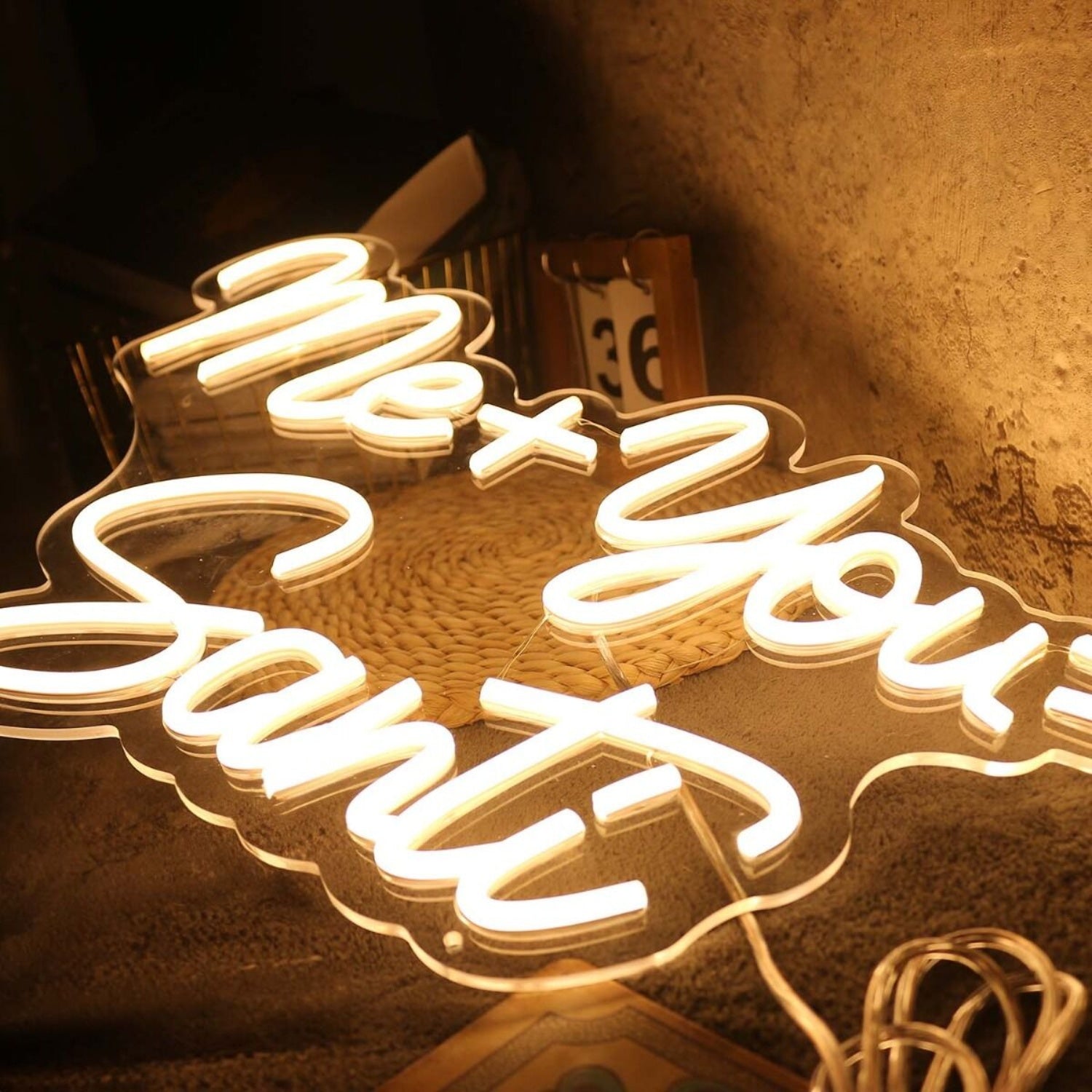 Me You Santi Yellow Led Neon Sign - Shineneon