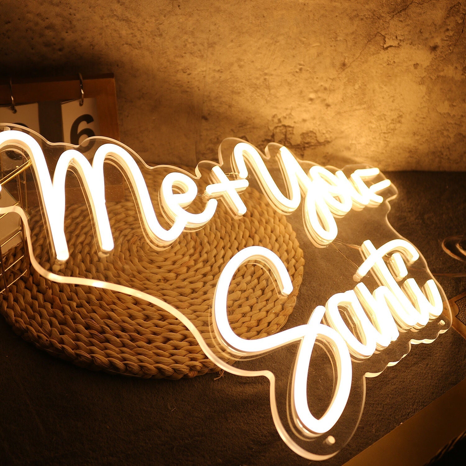 Me You Santi Yellow Led Neon Sign - Shineneon