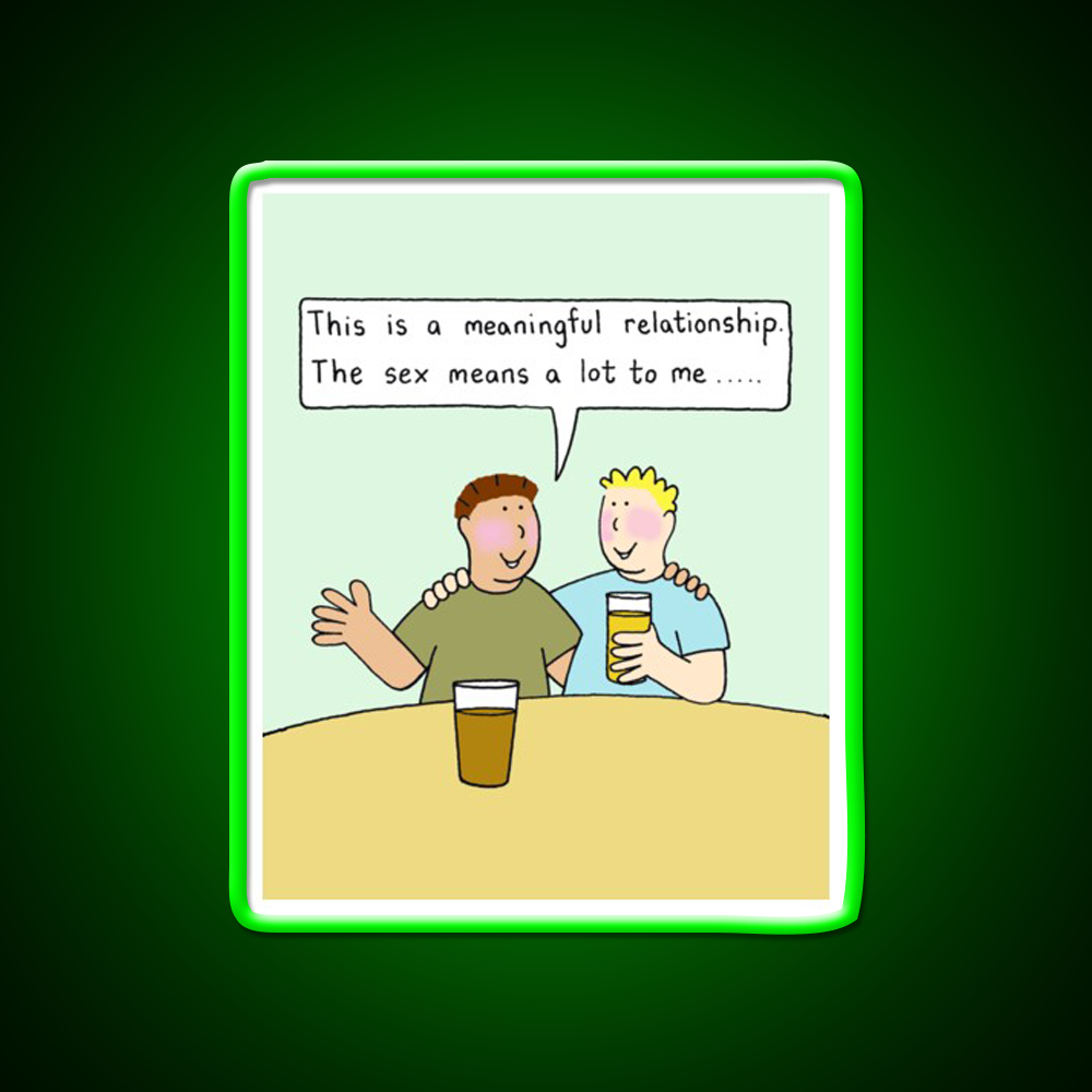 Meaningful Gay Relationship Humor Man Cave Bar Led Neon Sign Rgb Color