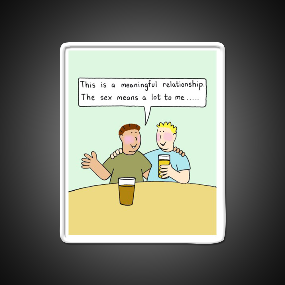 Meaningful Gay Relationship Humor Man Cave Bar Led Neon Sign Rgb Color