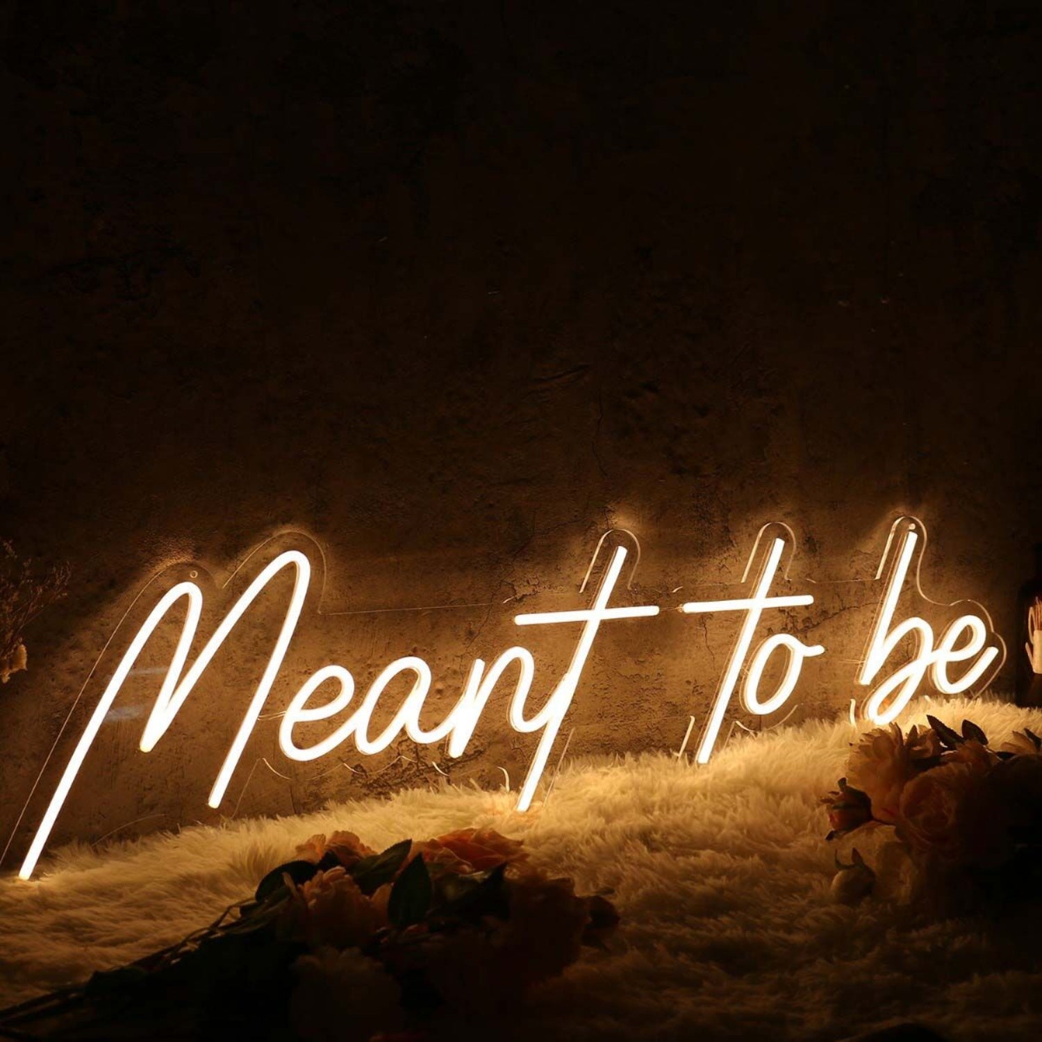 Meant To Be Yellow Led Neon Sign - Shineneon