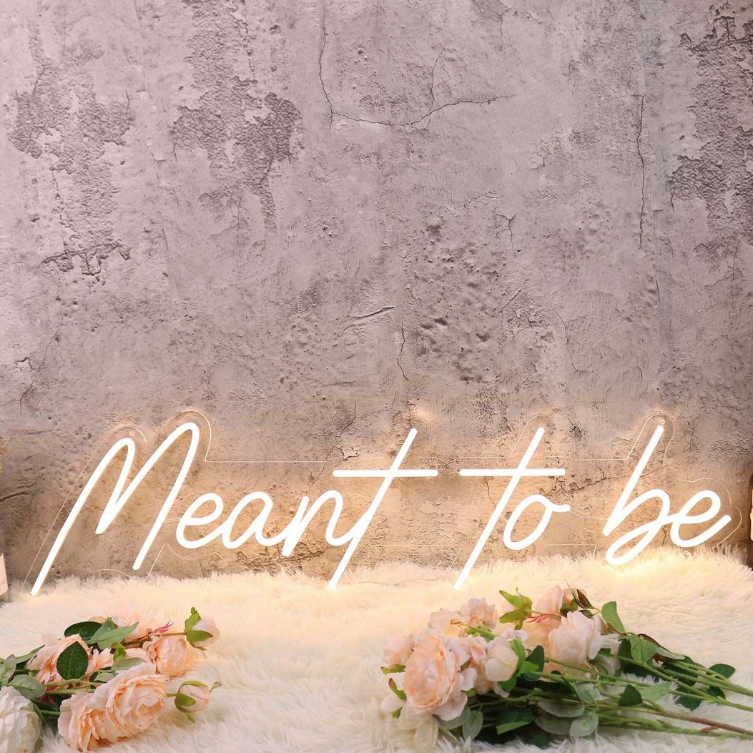 Meant To Be Yellow Led Neon Sign - Shineneon