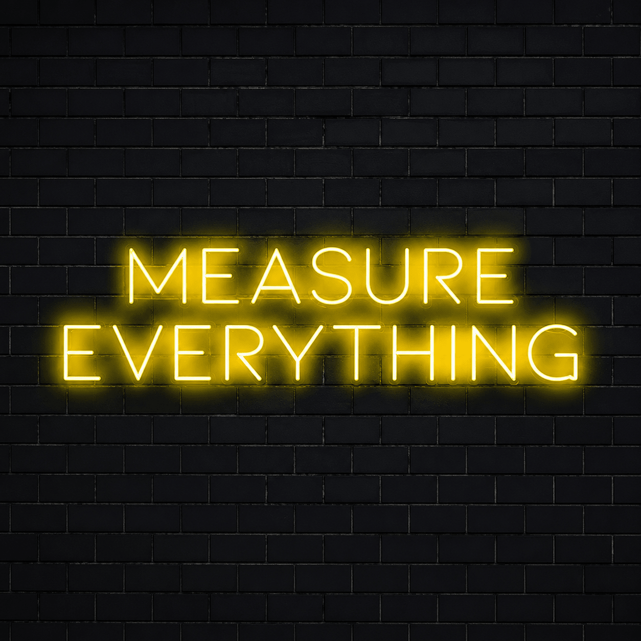 Measure Everything Wall Decor LED Neon Sign - Shineneon