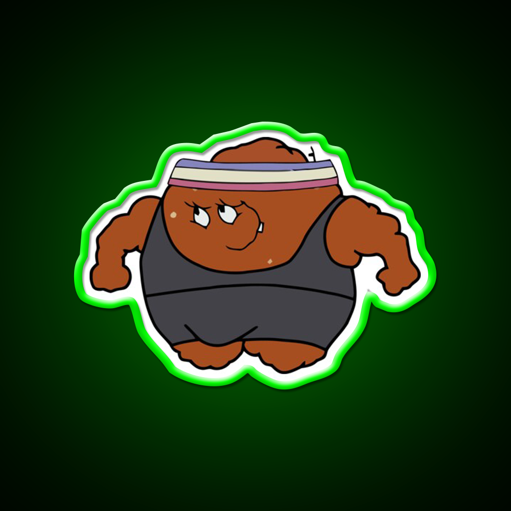 Meatwad Gym Fitness Led Neon Sign Rgb Color - LED neon sign view 8