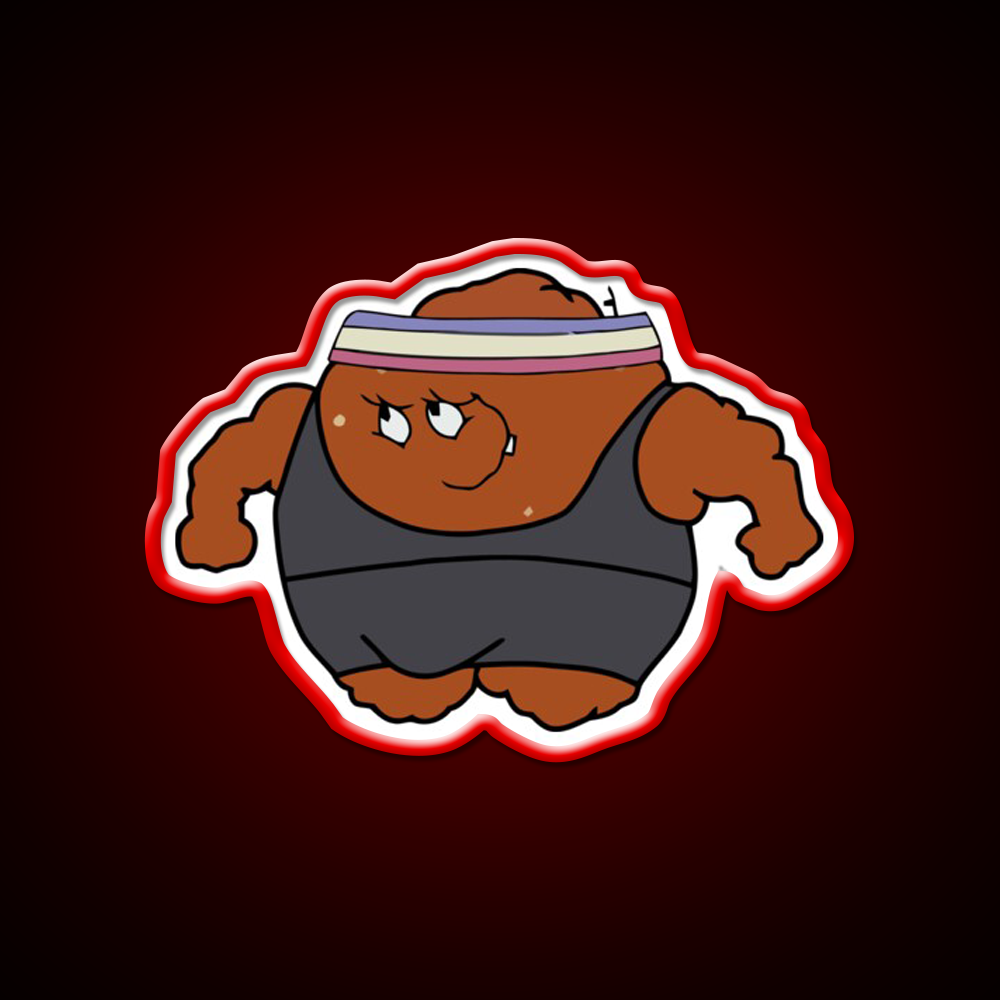 Meatwad Gym Fitness Led Neon Sign Rgb Color - LED neon sign view 10