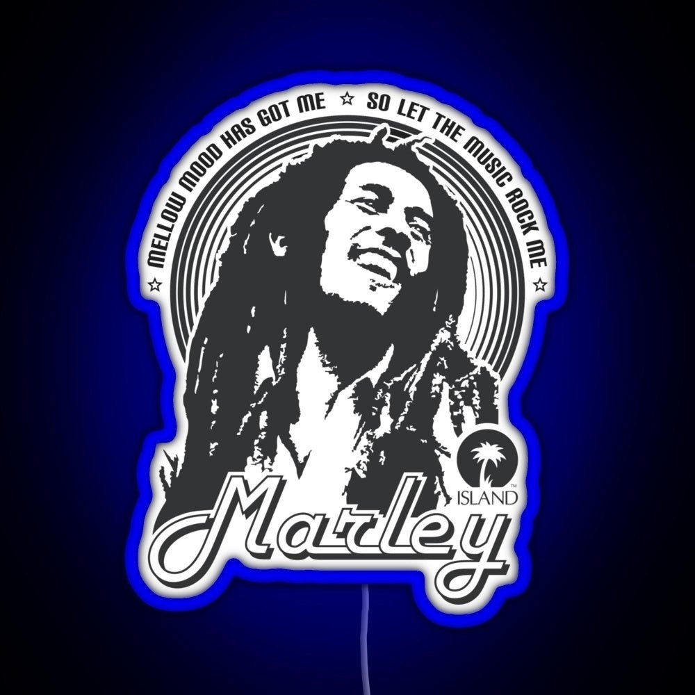 Mecha Bob Marley Rgb Led Neon Sign Pop Wall Art - Shineneon