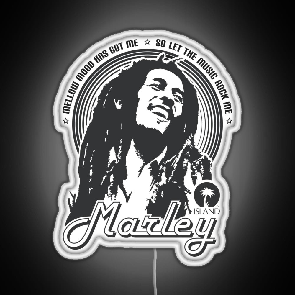 Mecha Bob Marley Rgb Led Neon Sign Pop Wall Art - Shineneon