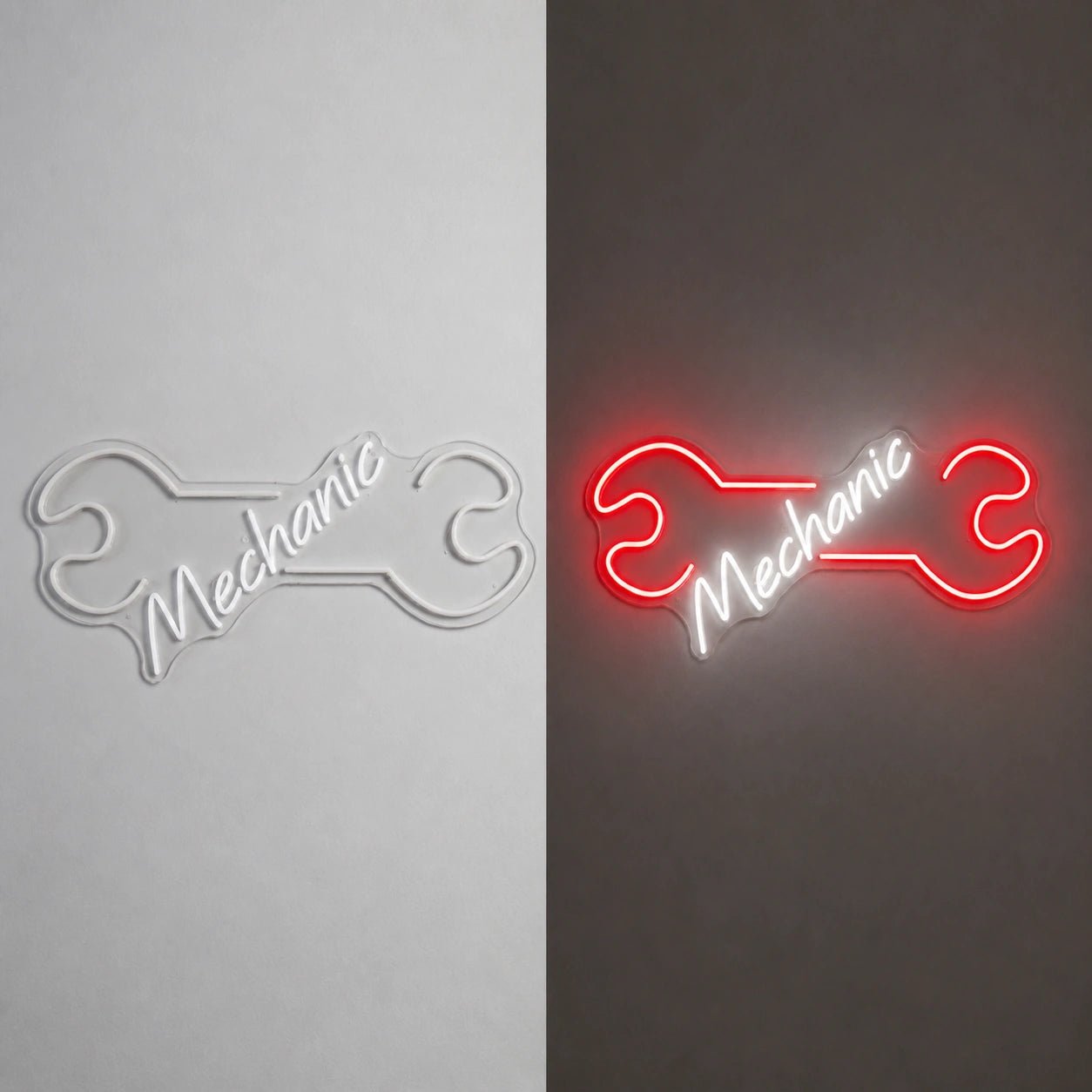 Mechanic Wrench Vintage LED Neon Sign - Shineneon