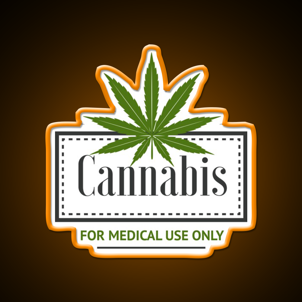Medical Hemp Inspired Green Leaf Led Neon Sign 420 Neon Decor Rgb Color - LED neon sign view 6