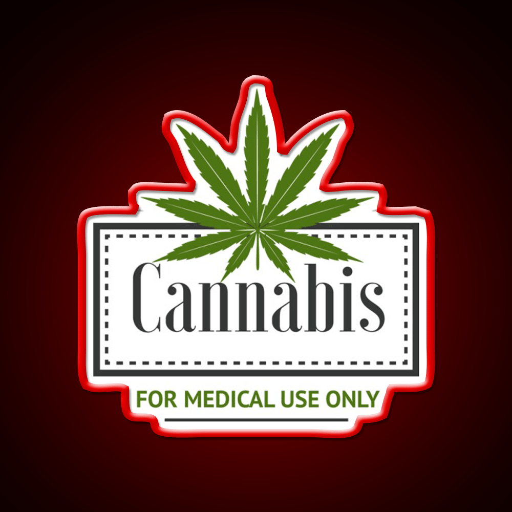 Medical Hemp Inspired Green Leaf Led Neon Sign 420 Neon Decor Rgb Color - Shineneon