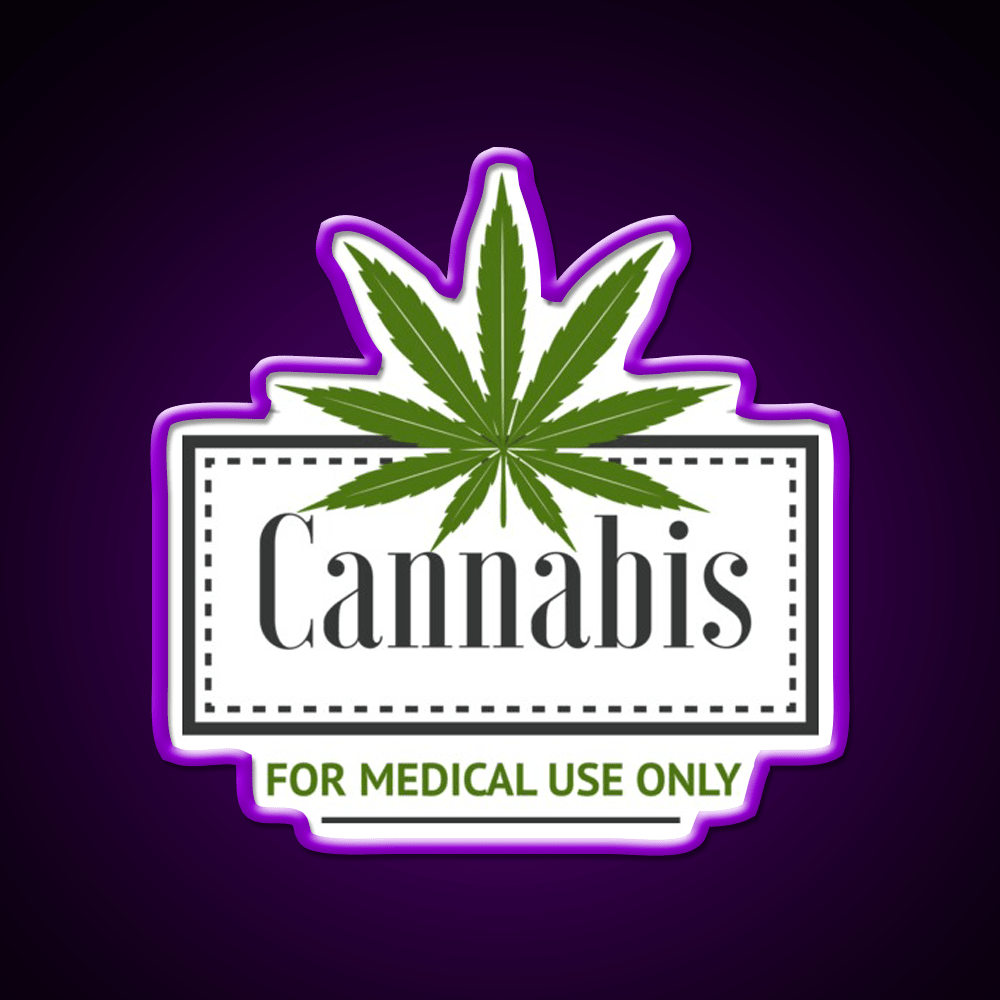 Medical Hemp Inspired Green Leaf Led Neon Sign 420 Neon Decor Rgb Color - Shineneon