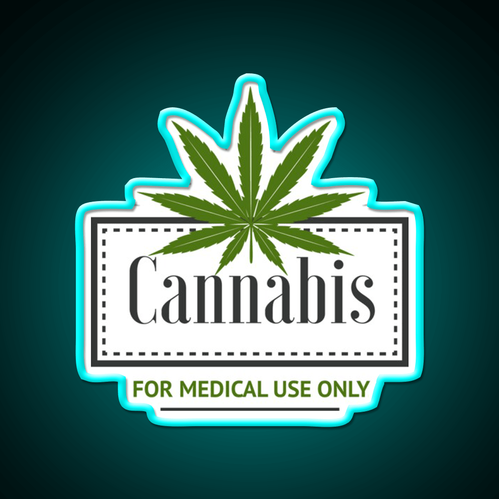 Medical Hemp Inspired Green Leaf Led Neon Sign 420 Neon Decor Rgb Color - Shineneon