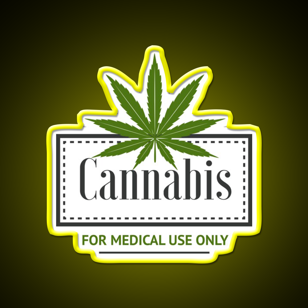 Medical Hemp Inspired Green Leaf Led Neon Sign 420 Neon Decor Rgb Color - LED neon sign view 7