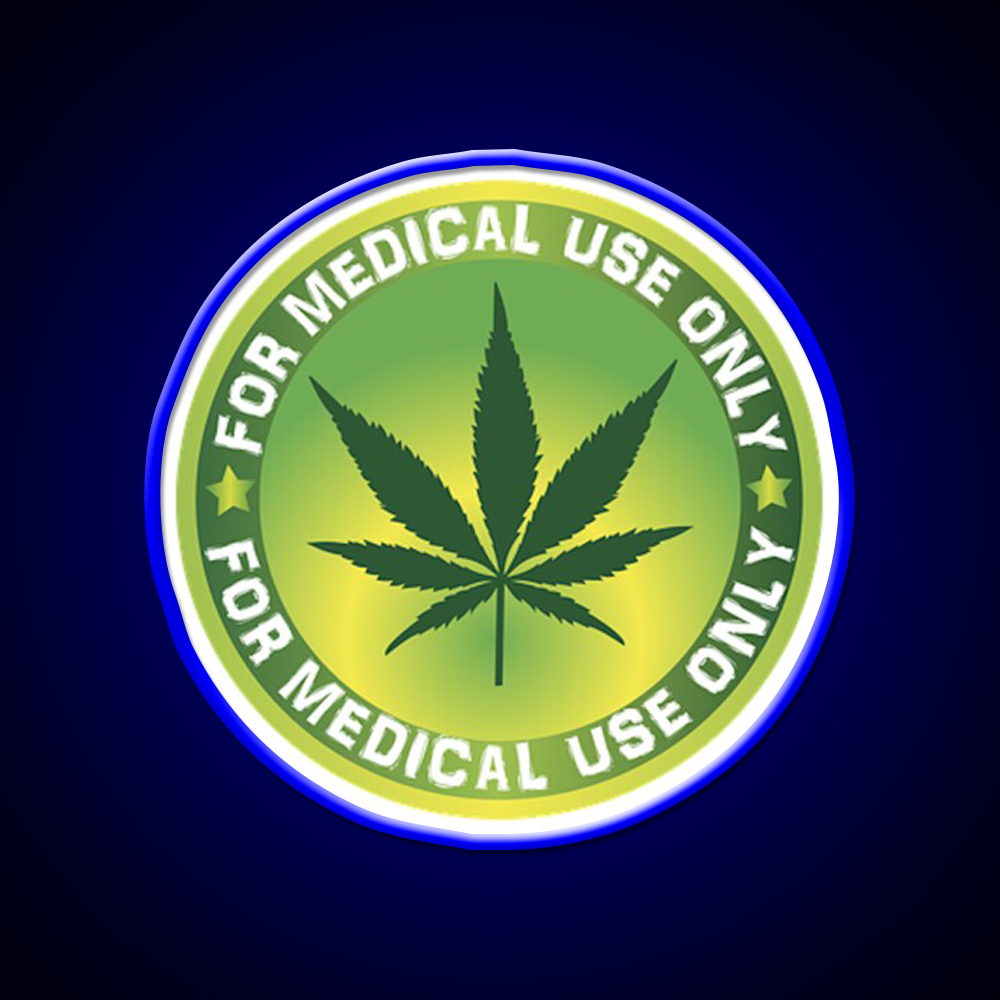Medical Logo Hemp Inspired Green Leaf Led Neon Sign Rgb Color - LED neon sign view 5