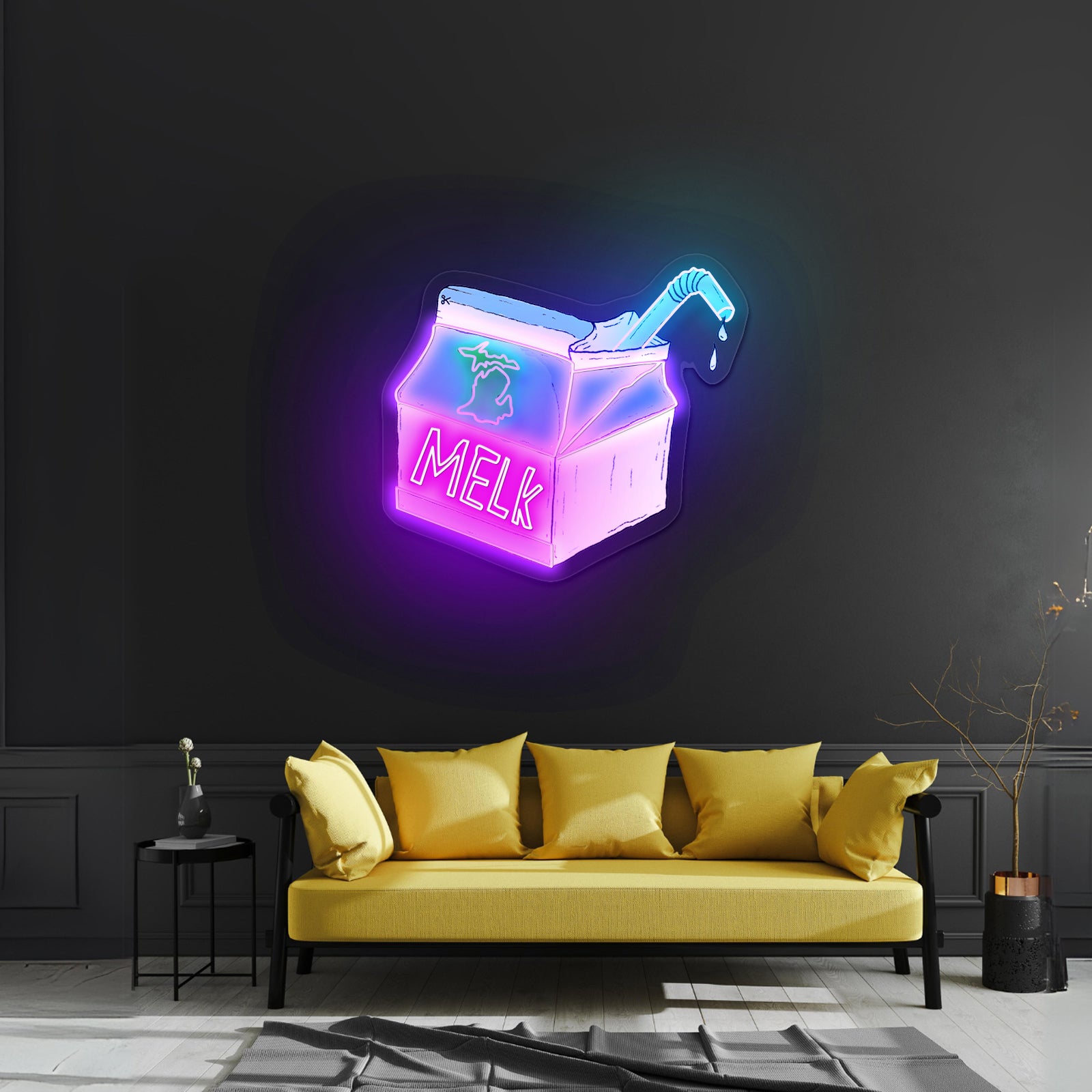 Mental Health Matters Head Heart Artwork Neon Sign Artwork For Sale