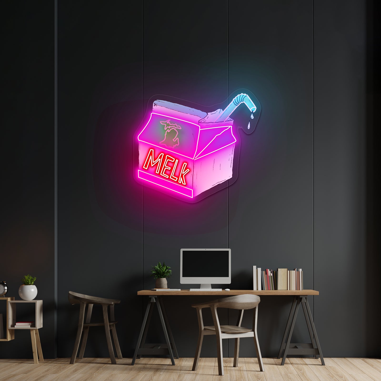 Mental Health Matters Head Heart Artwork Neon Sign Artwork For Sale