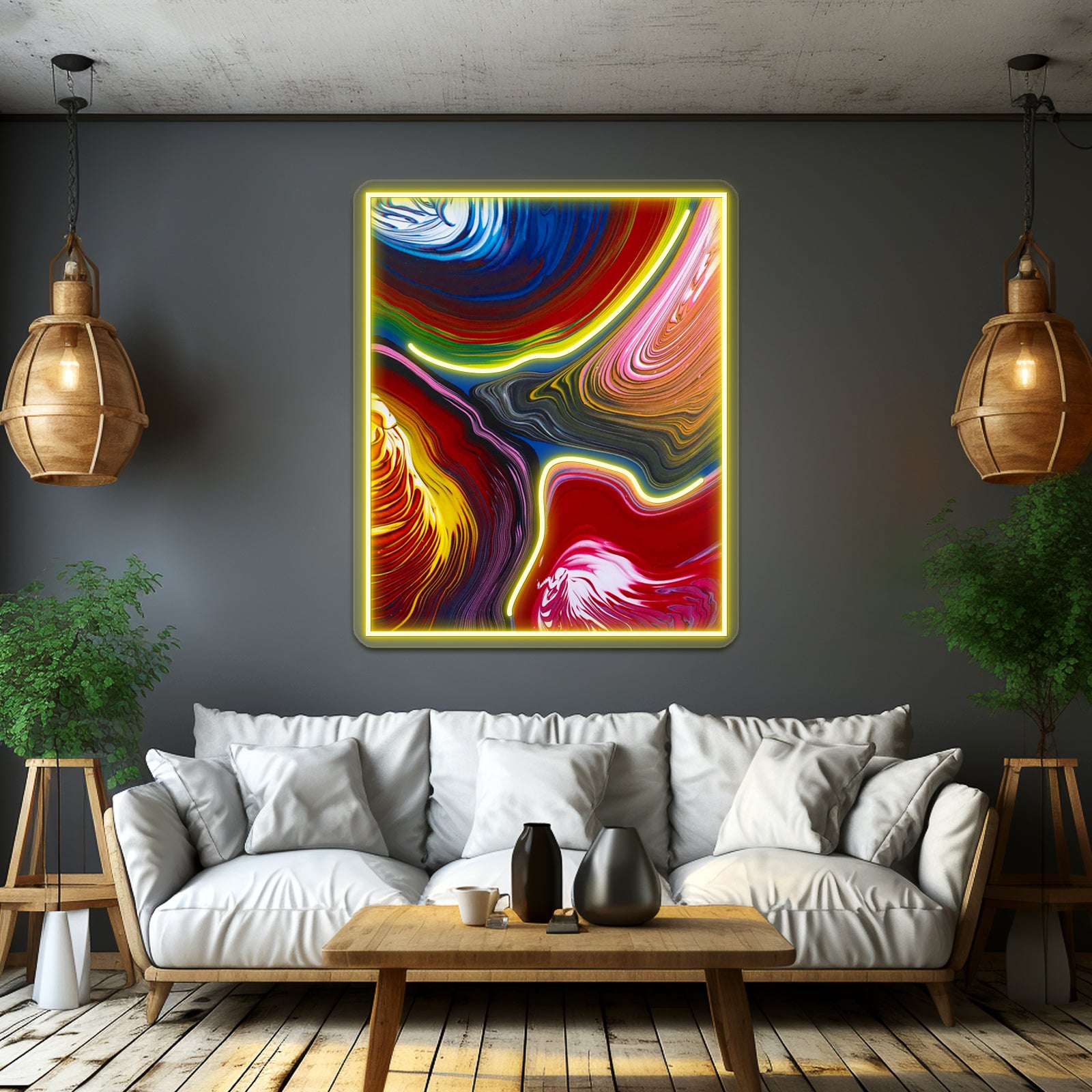 Melt Down Down Town Wall Artwork Neon Signs | Shineneon