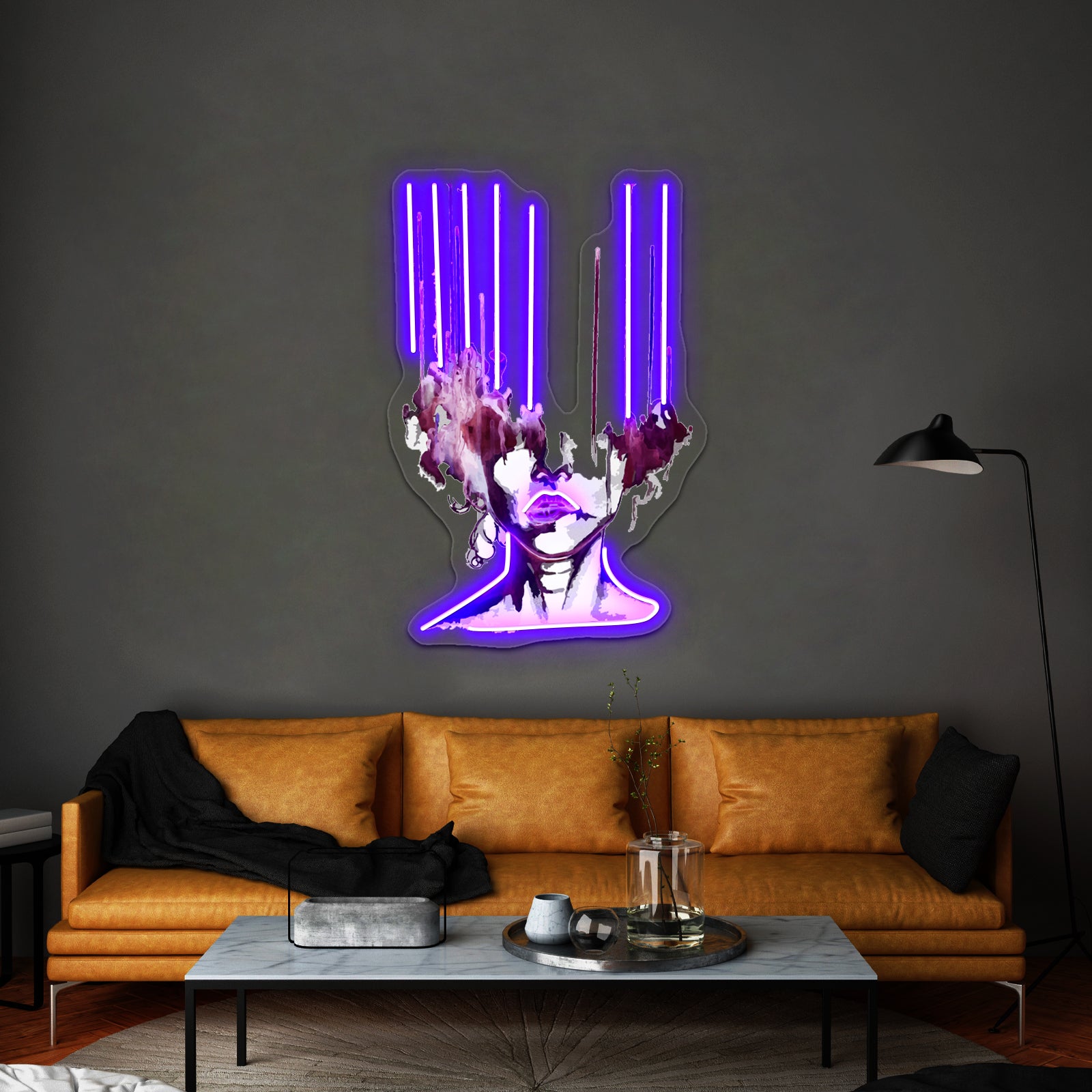 Melting Face Wall Artwork Neon Signs | Shineneon