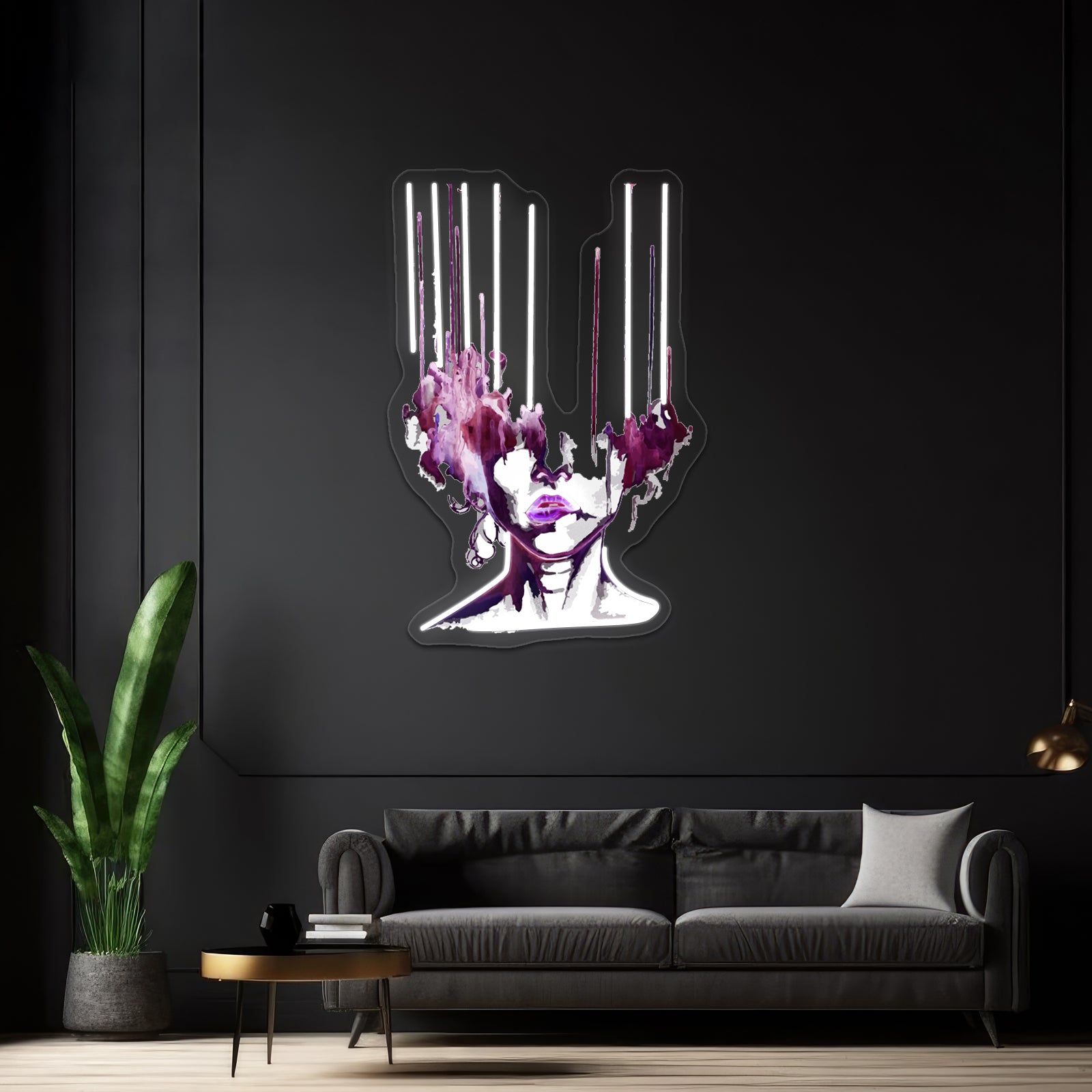 Melting Face Wall Artwork Neon Signs | Shineneon