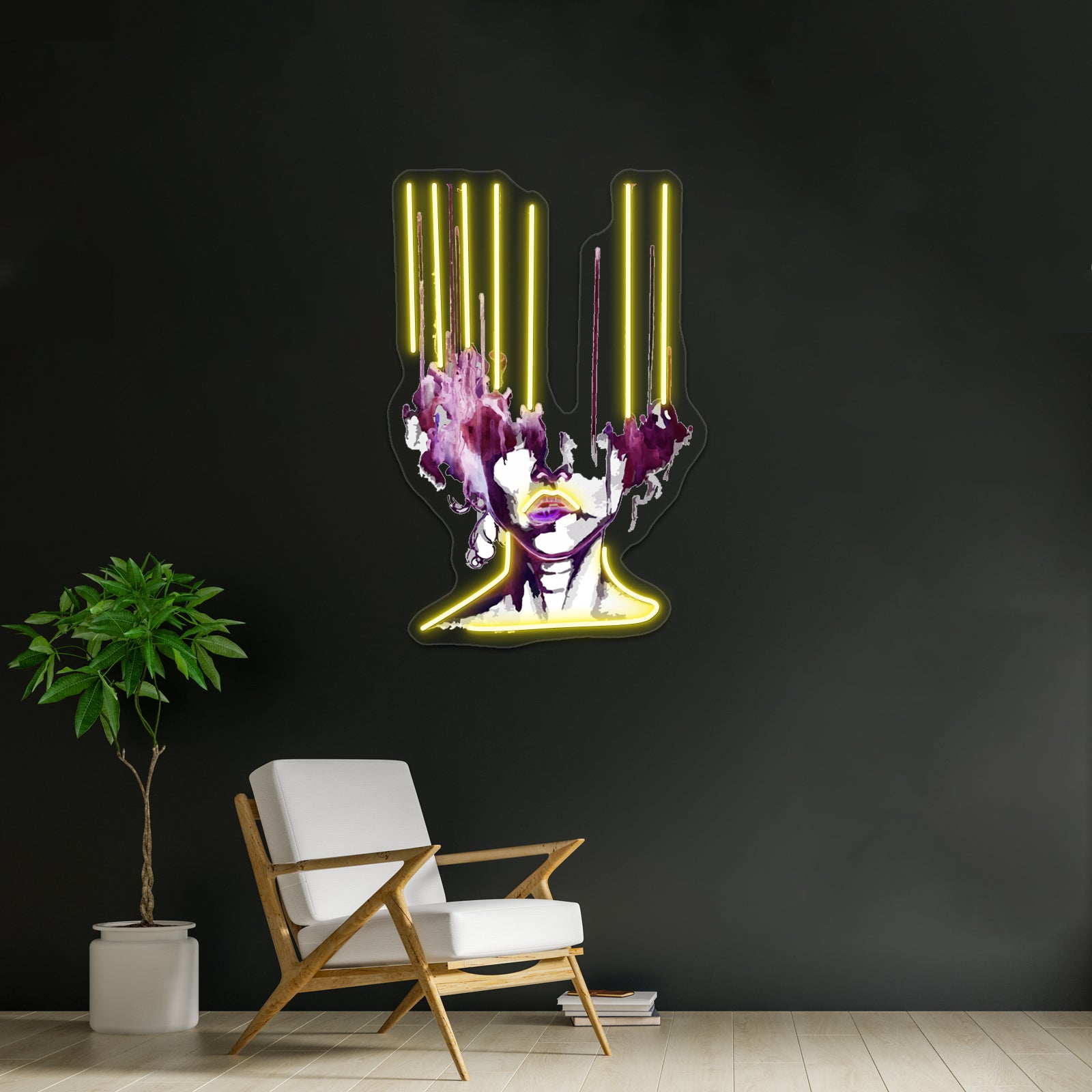 Melting Face Wall Artwork Neon Signs | Shineneon