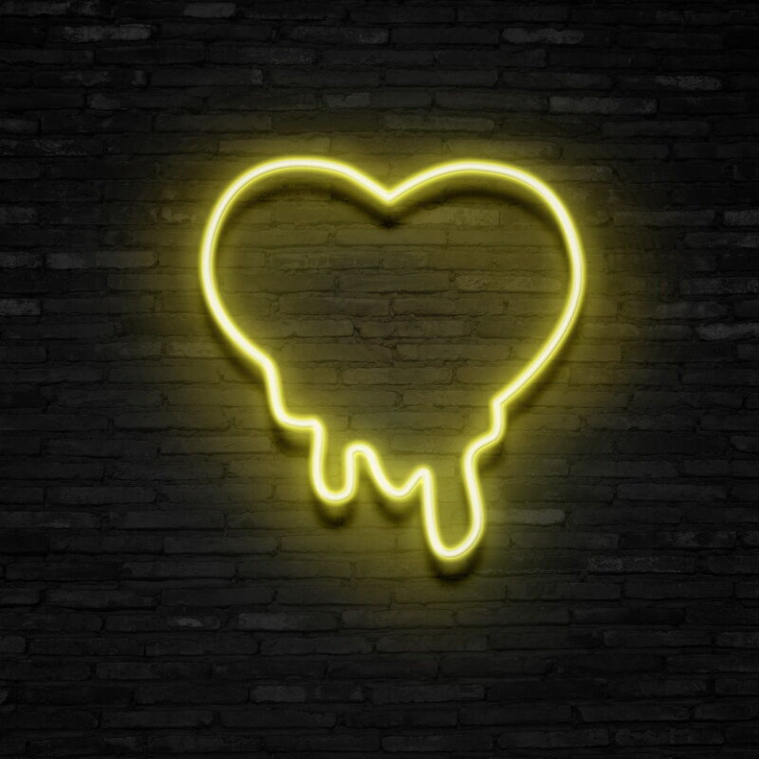 Melting Heart Neon Sign Add A Romantic And Whimsical Vibe | Shineneon