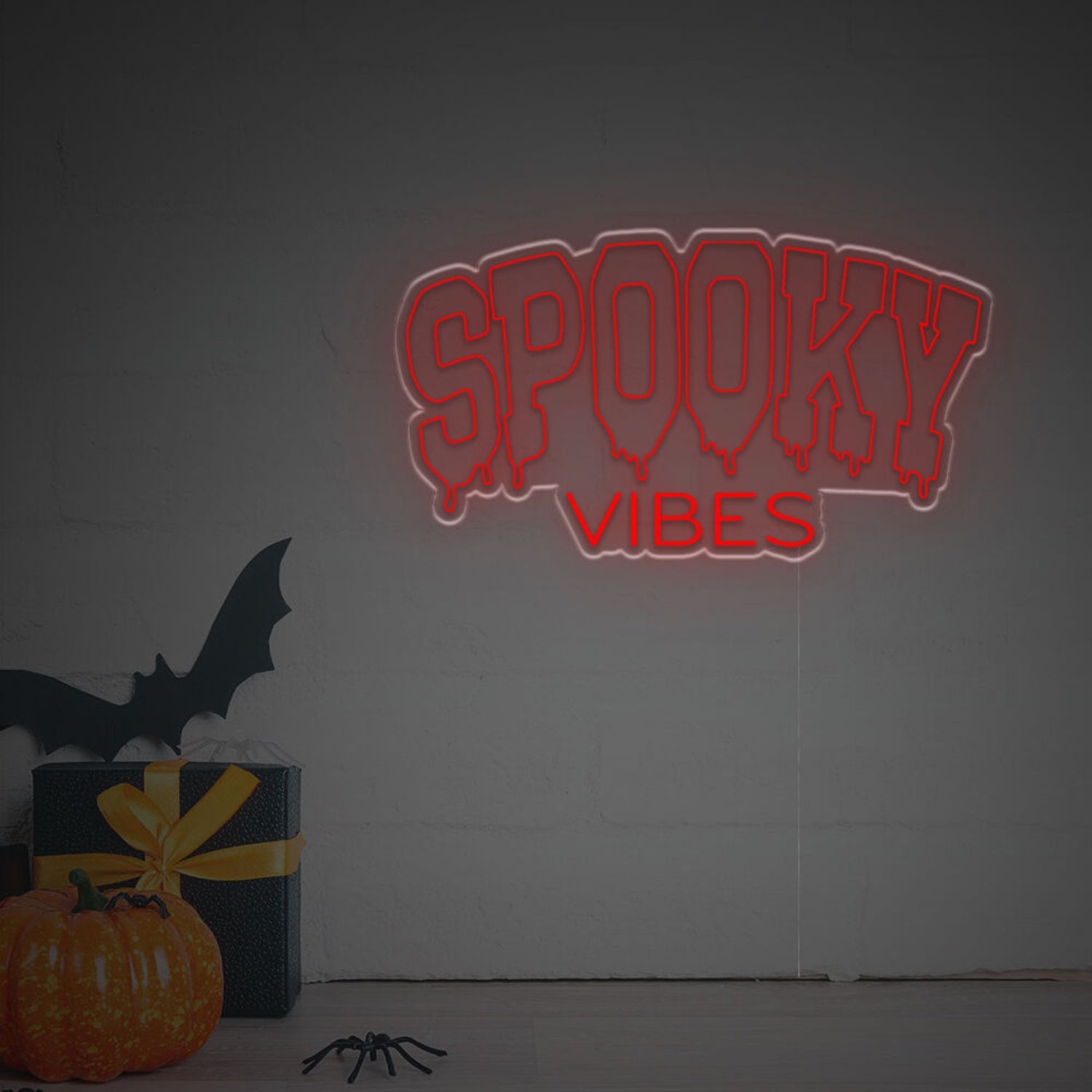 Melting Spooky Vibes Led Neon Sign | Shineneon