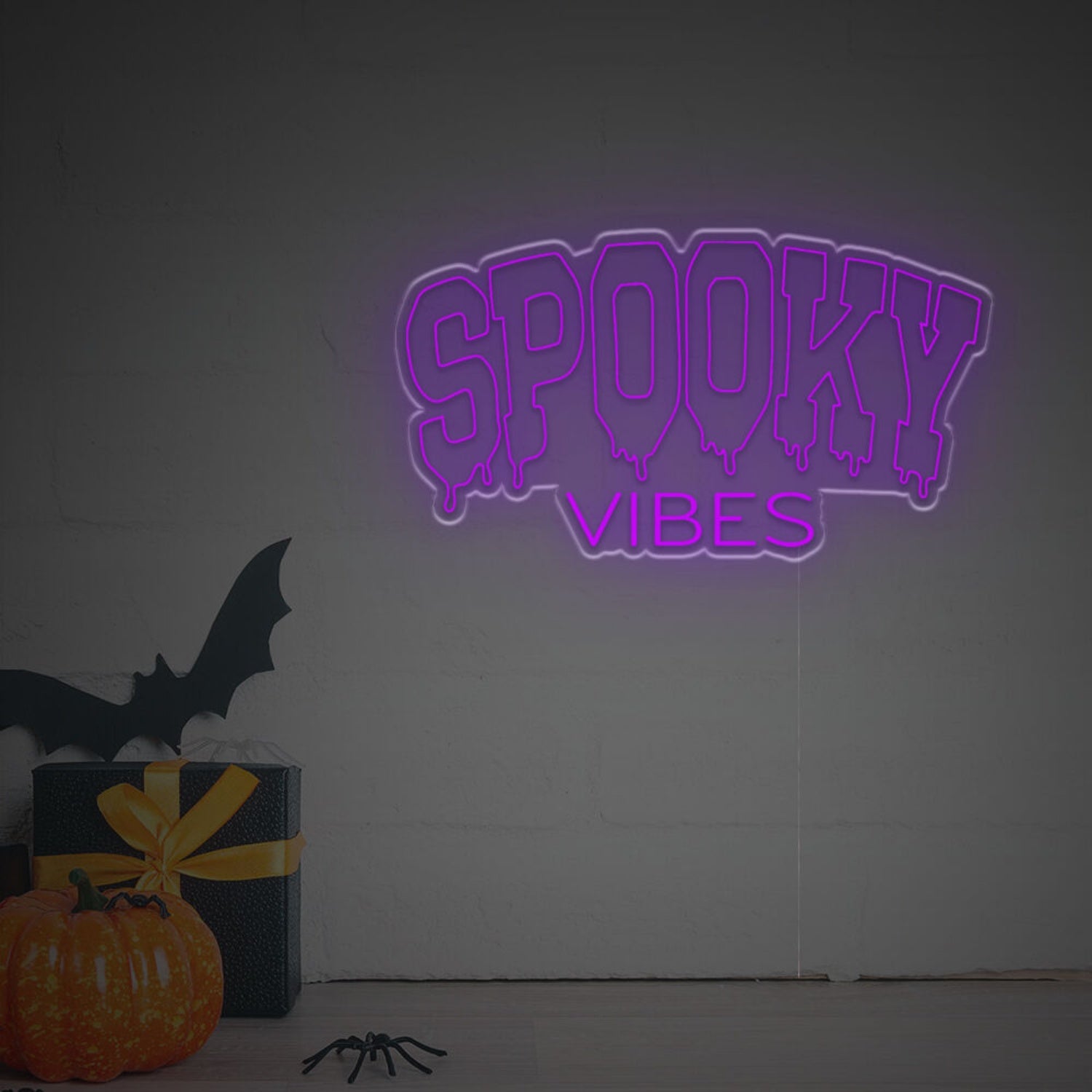 Melting Spooky Vibes Led Neon Sign | Shineneon