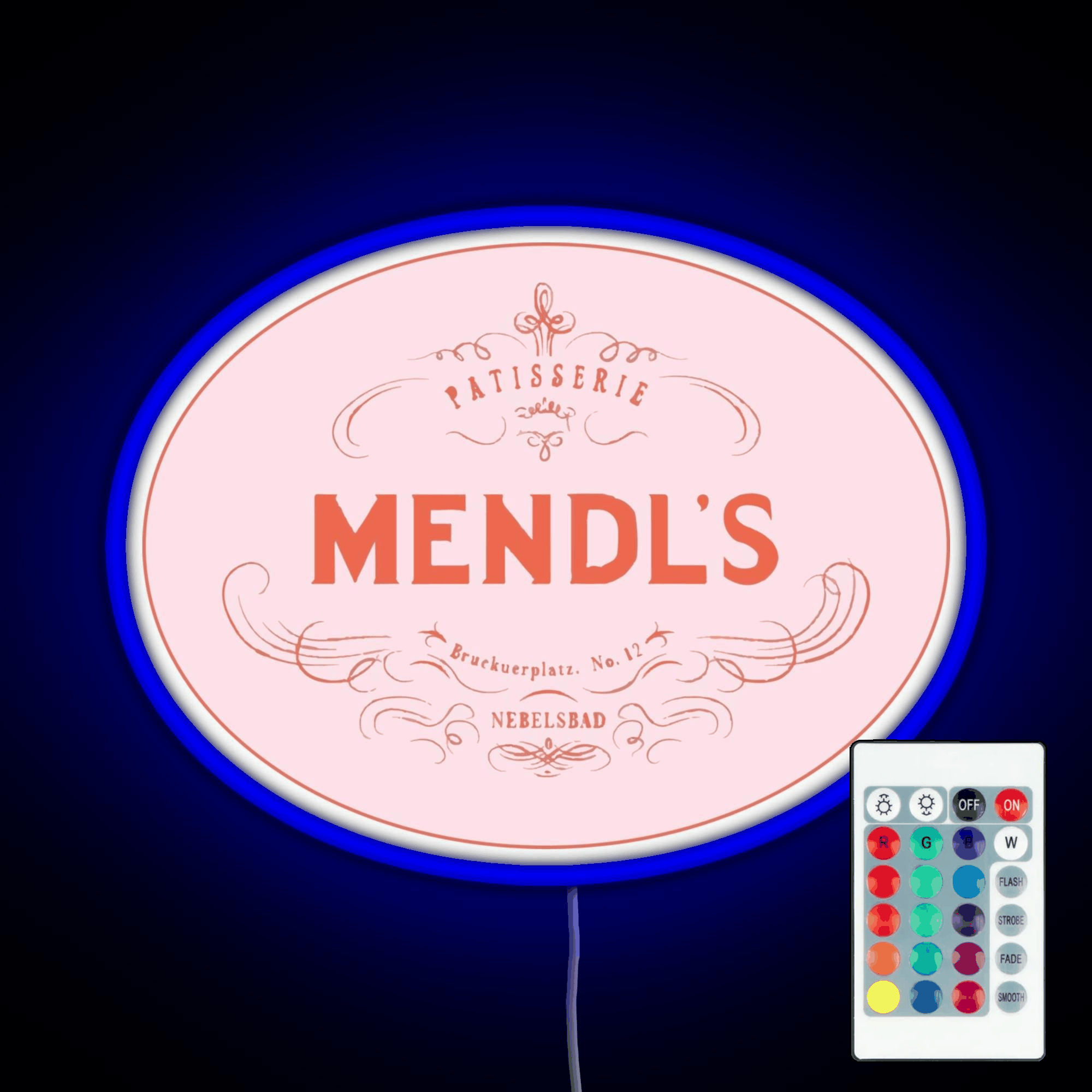 Mendl S Patisserie Rgb Led Neon Sign Pop Wall Art