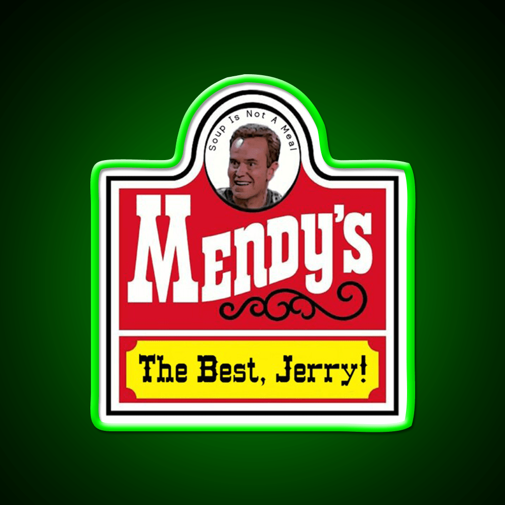 Mendys Fast Food Led Neon Sign For Burger Place Rgb Color - Shineneon