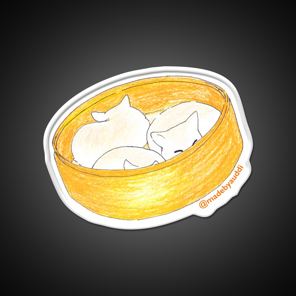 Meow Bao Cat Led Neon Sign Chinese Food Rgb Color