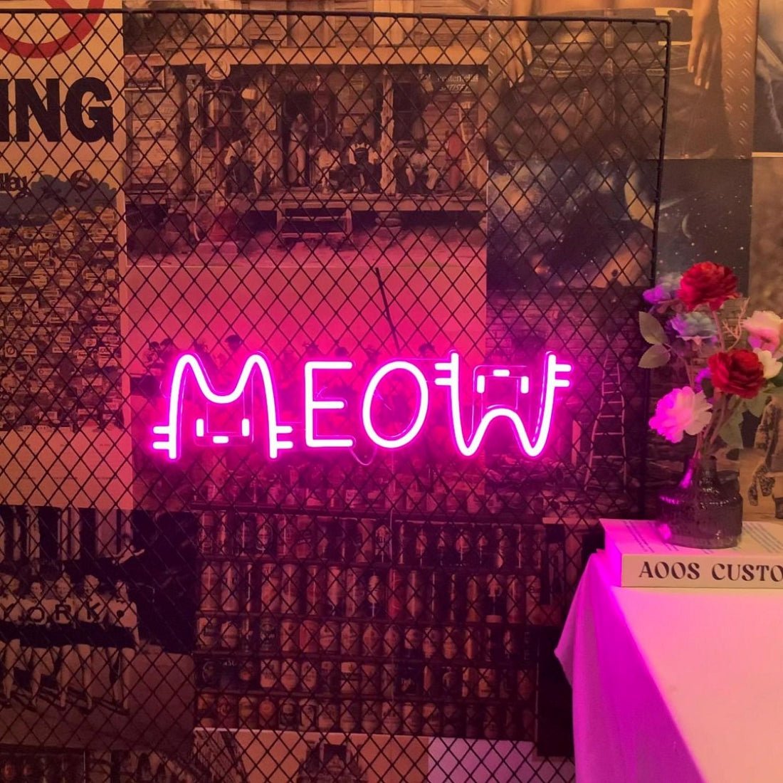 Meow Cat Led Sign Business Neon Sign - Shineneon