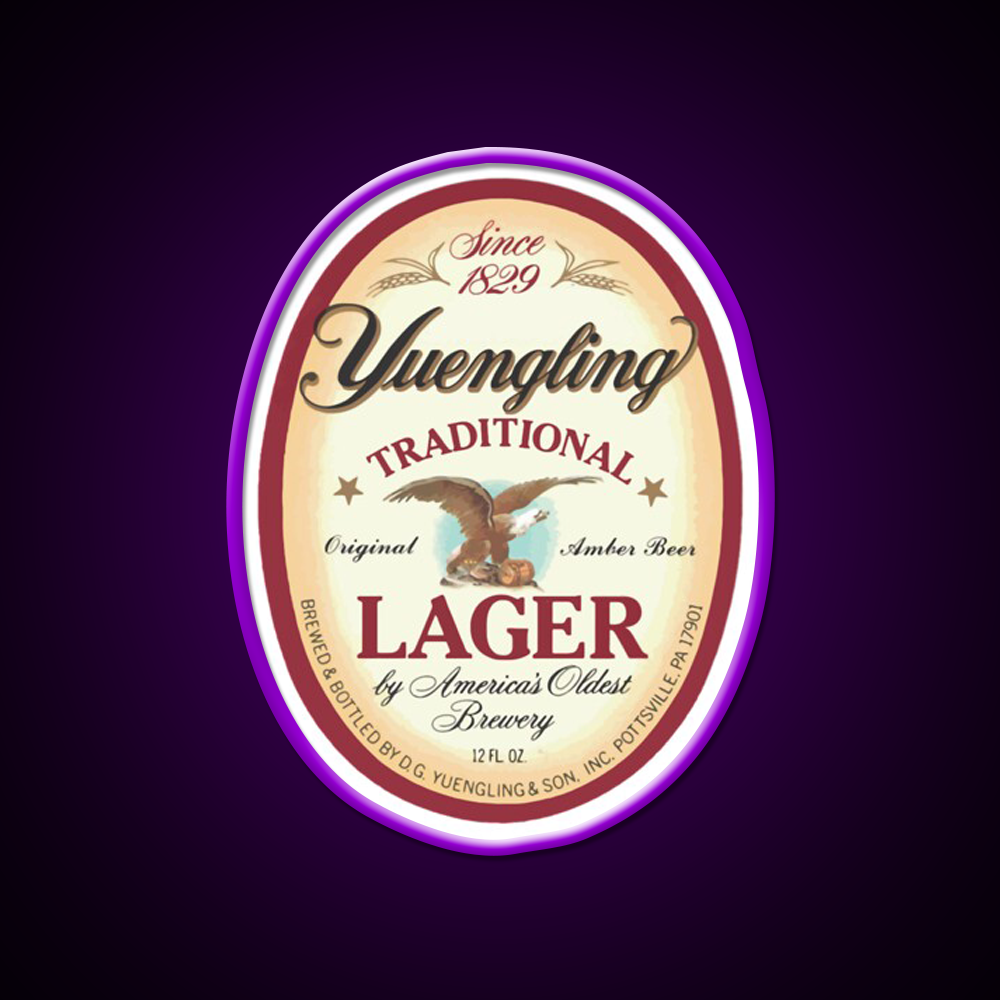 Merchandise Yuengling Lager Beer Bar Decor Led Neon Sign Rgb Color