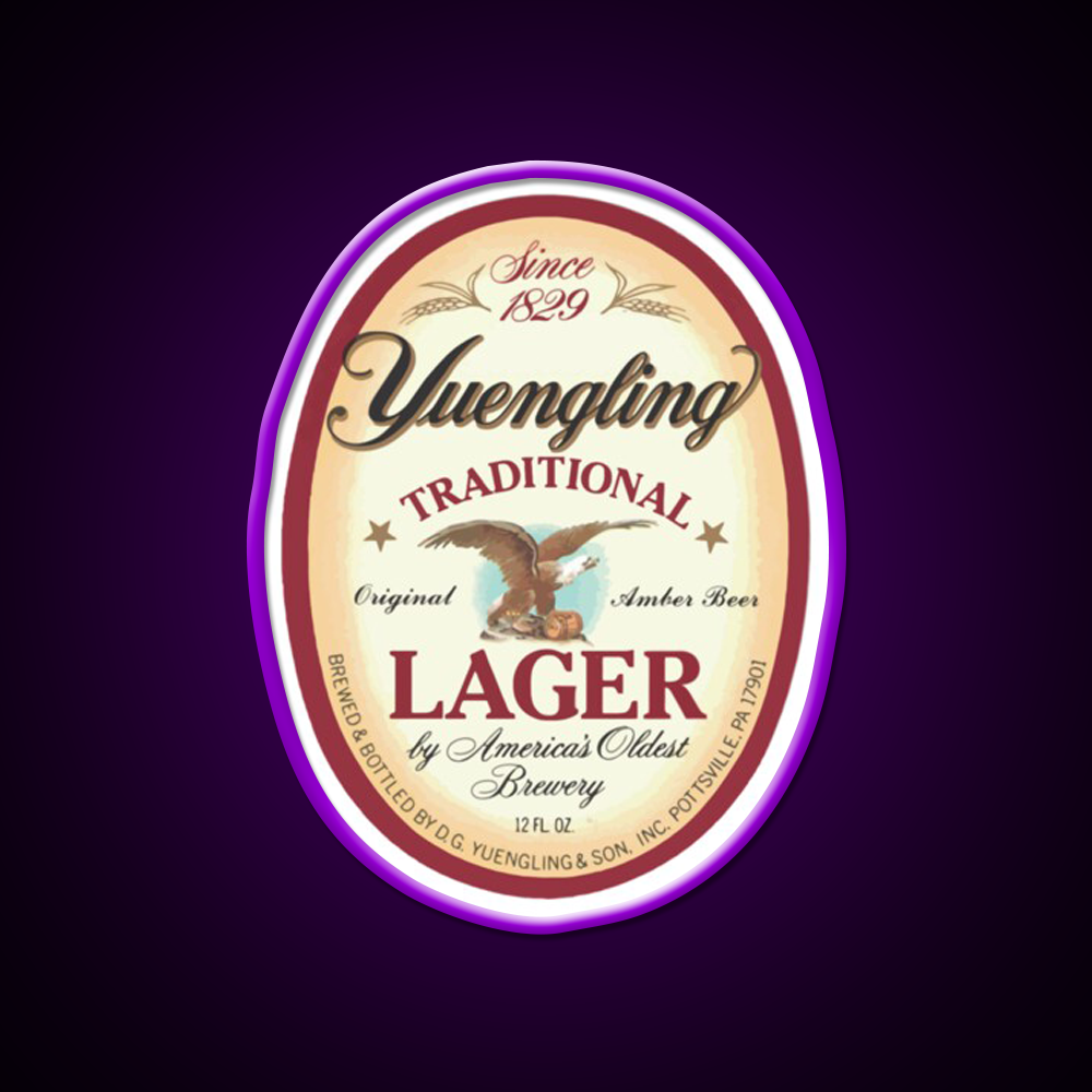Merchandise Yuengling Lager Beer Bar Decor Led Neon Sign Wall Art Rgb Color - LED neon sign view 9