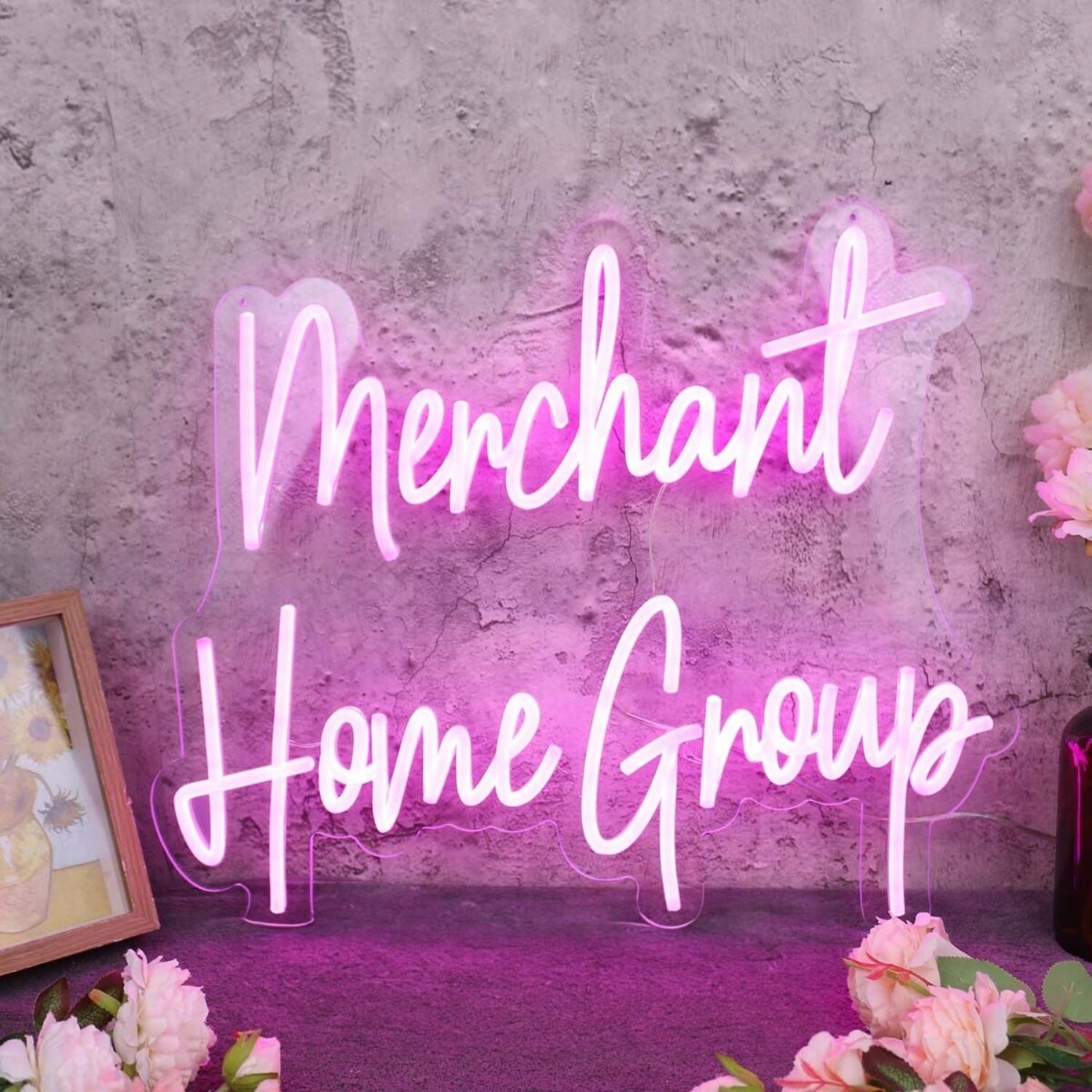 Merchant Home Group Purple Led Neon Sign - Shineneon