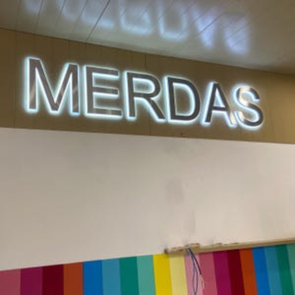 Merdas 3D Backlit Channel Letters Led Light Sign - Shineneon