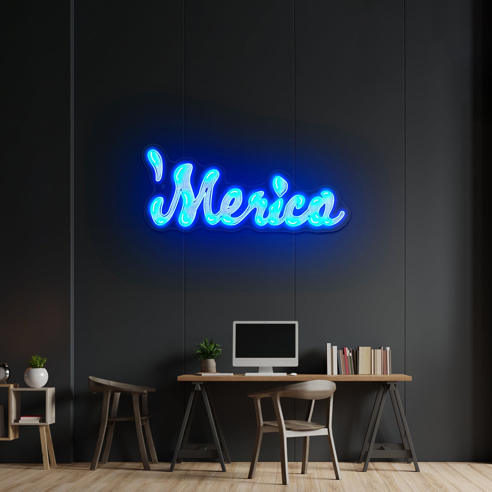 Merica Artwork Neon Sign Wall Art