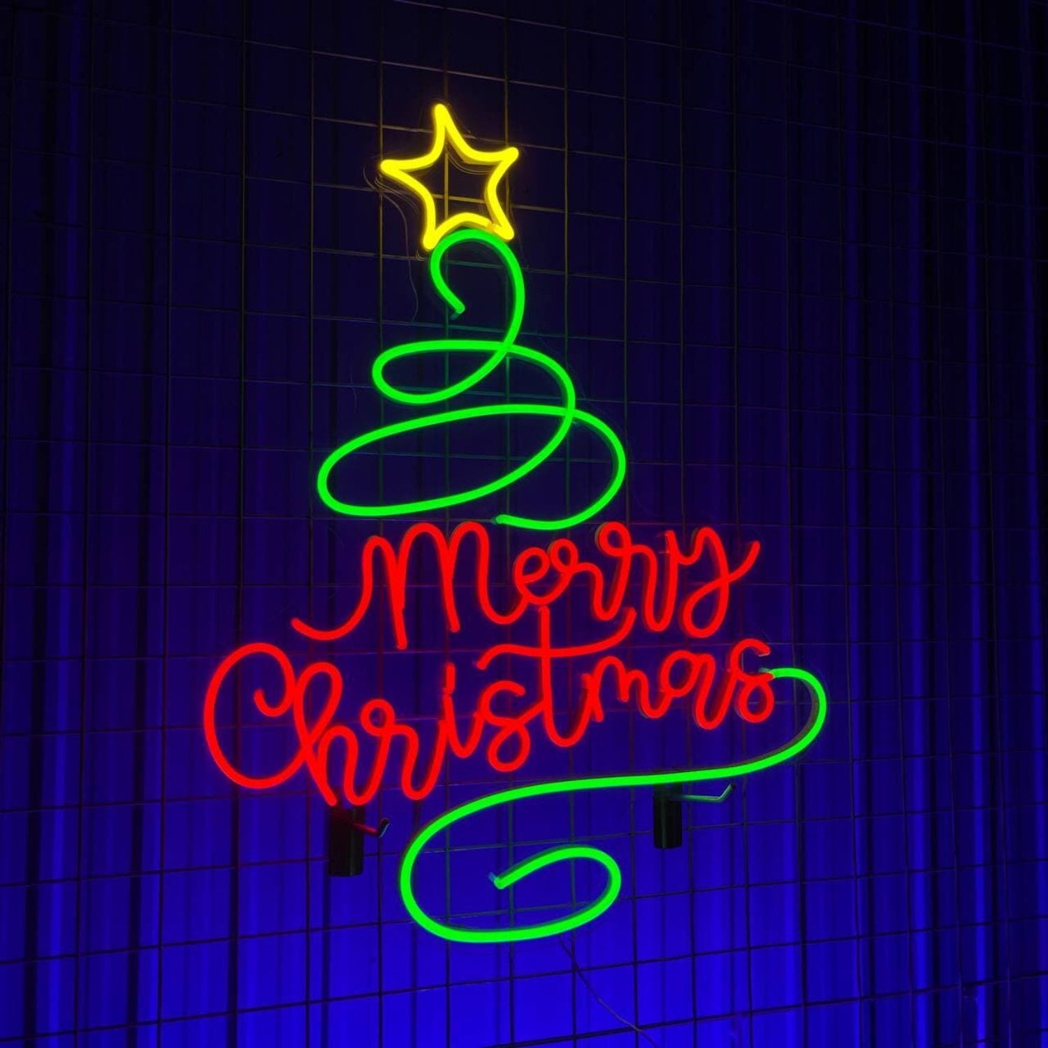 Merry Christmas Led Neon Sign Christmas Tree Neon Light | Shineneon