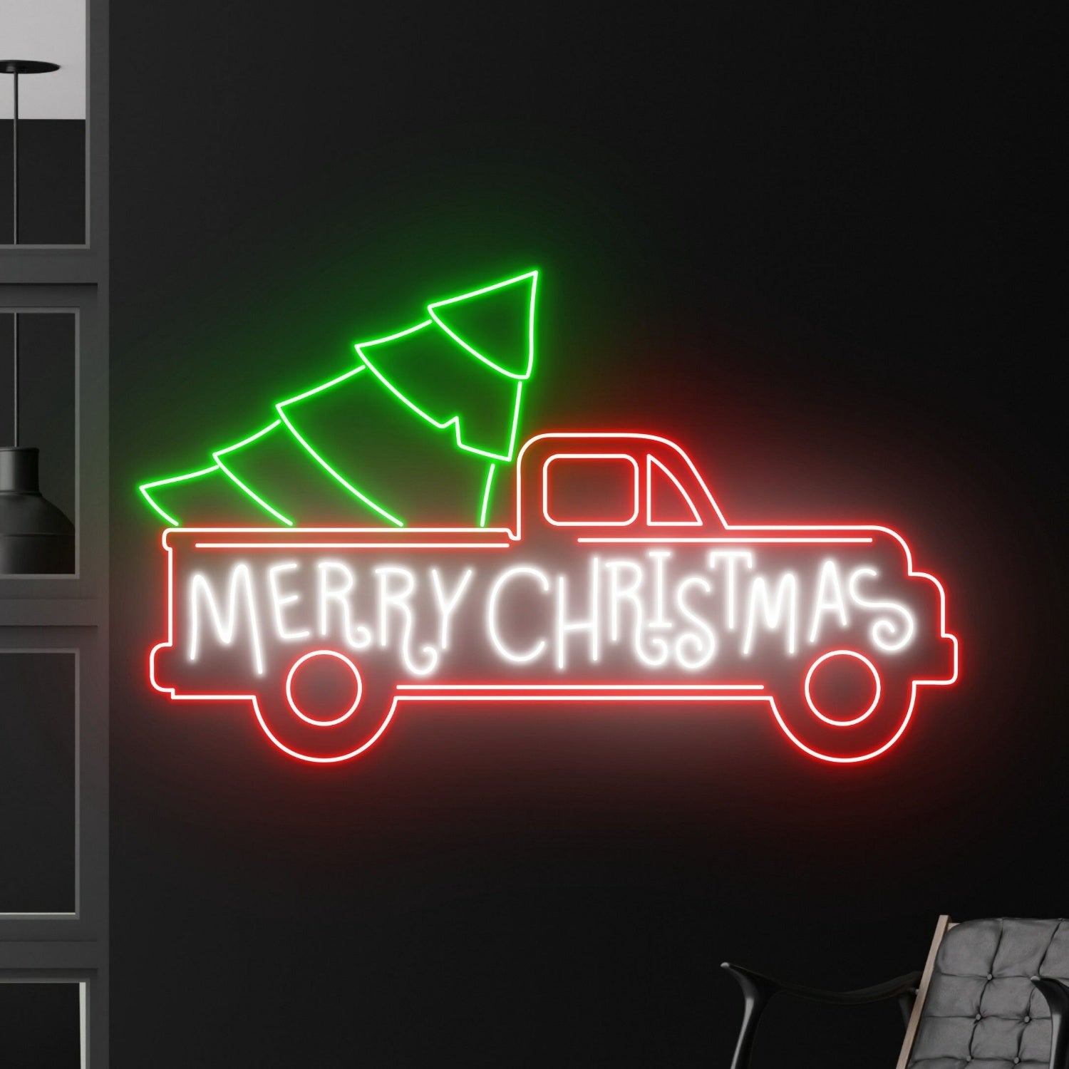 Merry Christmas Led Neon Sign Christmas Wall Decor | Shineneon