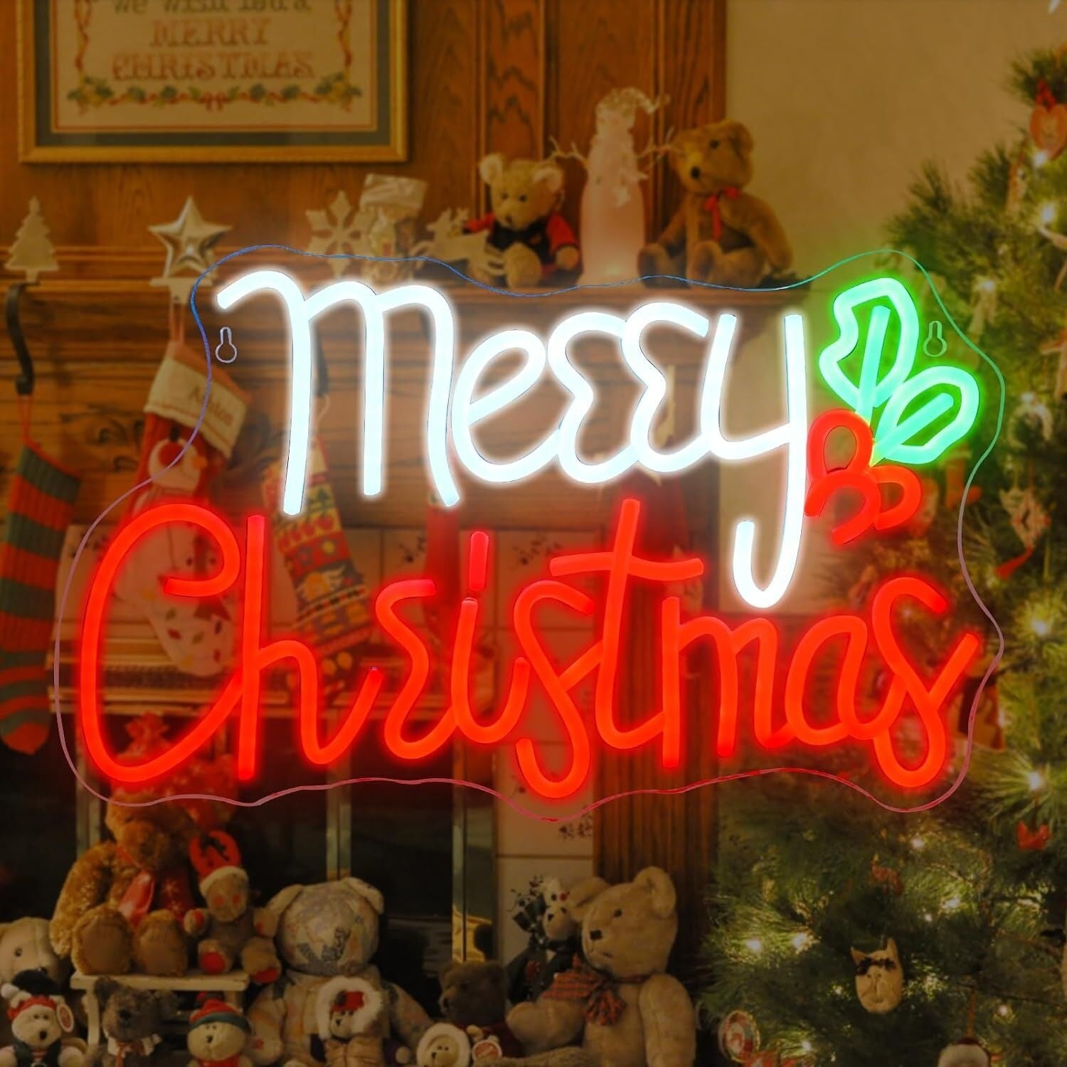 Merry Christmas Neon Sign Festive Decor | Shineneon